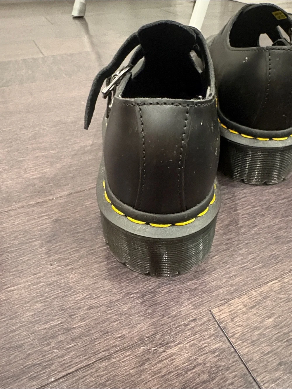 Dr. Martens 8065 Black Double Buckle Mary Janes Women’s 6 NWOT